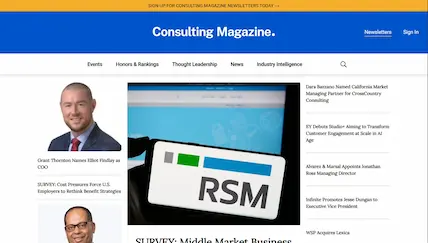 Consulting Magazine Redesign