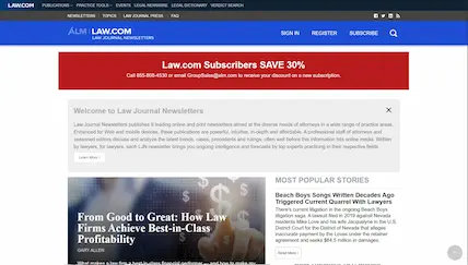 Law Journal Newsletters Conversion